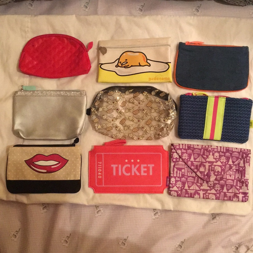 Little makeup bags/clutches 10 bucks for all